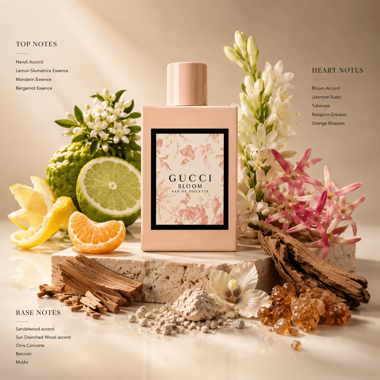 Gucci Bloom Eau de Toilette - Soft, Elegant & Romantic Floral Faragrance - Image 2