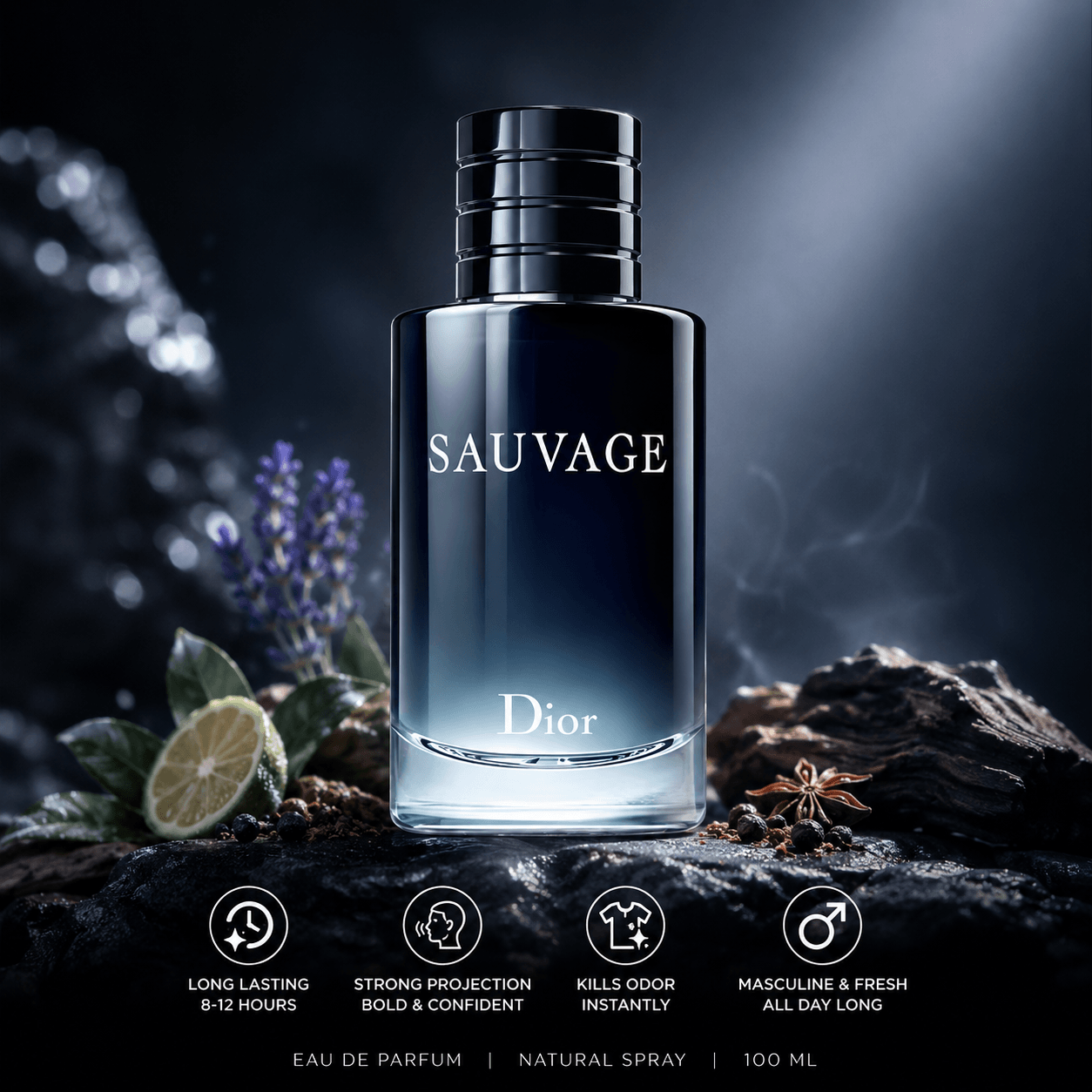 L'Indompté – Wild Woody Aromatic Fragrance (Inspired by Dior Sauvage)